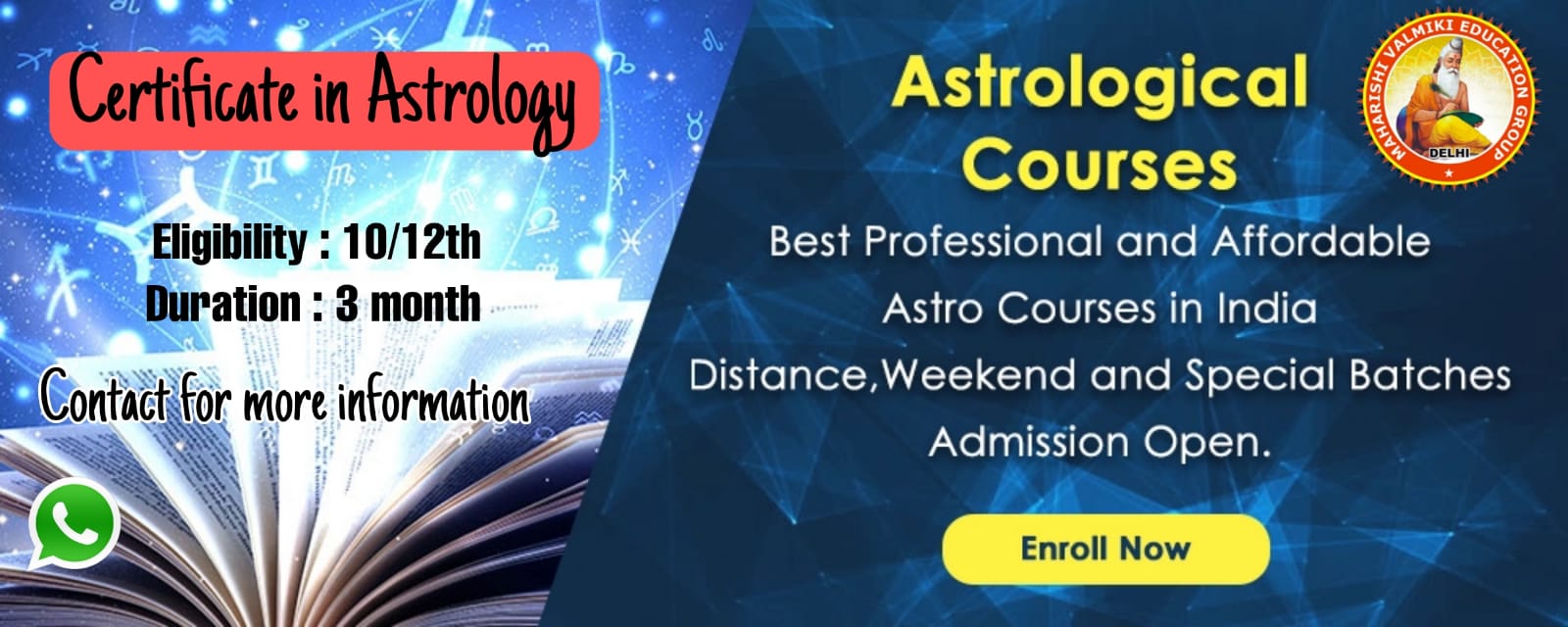 CERTIFICATE IN ASTROLOGY 